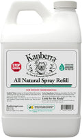 Kanberra Spray Refill - 64 oz. - All-Natural Odor Eliminator &amp Air Freshener for Home Car RV Boat Gym Bag | Eco-Friendly Long-Lasting Tea Tree Oil Formula Safe for Pets and Family.