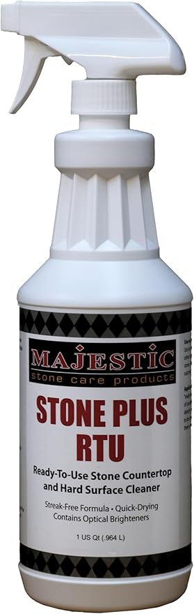 Majestic Stone Plus Value Kit : Marble Granite Natural Stone Cleaner