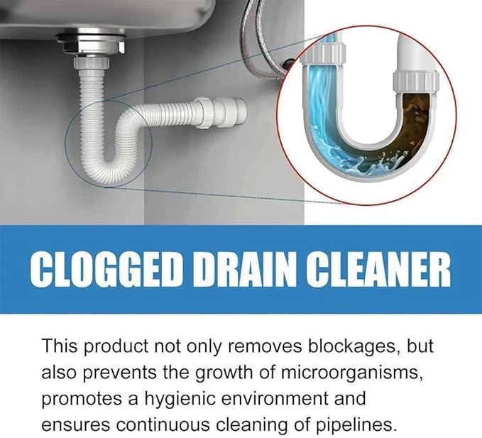 New Strong Sink and Drains Cleaner Multifunctional sink and drain cleaner powder cleaning suitable for drain cleaner foam cleaner strong pipe dredging agent for home kitchen and toilet (3)