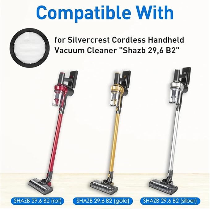 MIUYTRN 2/4 Pcs 29.6 B2Suitable 29.6 B2 Cordless Vacuum Cleaner cuicui(2 Pcs)