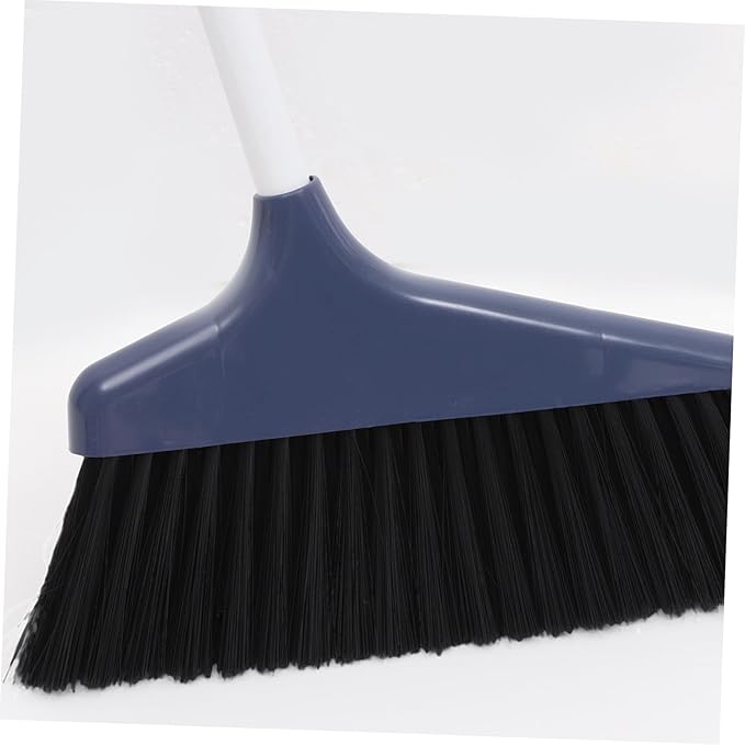 Beaupretty Long Handle Broom and Dustpan Set for Household Cleaning Soft Bristles Anti-Wind Dustpan for Indoor Use Home Kitchen and Office Spaces