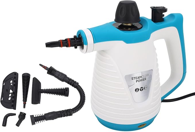 Handheld steam Cleaner 350 ml Multifunctional Cleaning Machine Quickly and efficiently Complete Cleaning tasks for Cleaning Oil Grouting Tiles Flooring