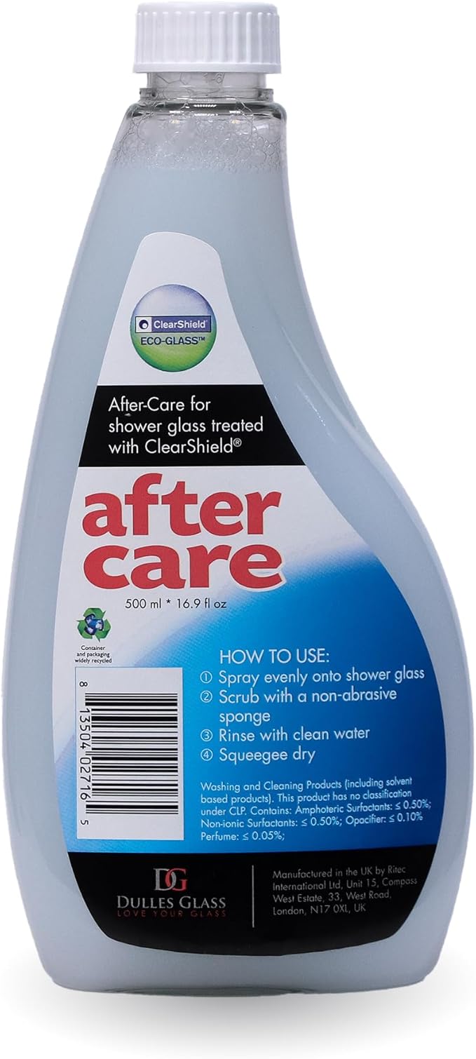 ClearShield Aftercare Shower Door Glass and Ceramic Cleaner