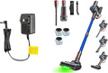 Cordless Vacuum + Adapter 45Mins Powerful Vacuum Cleaners for Home Lightweight Stick Vacuum Cordless