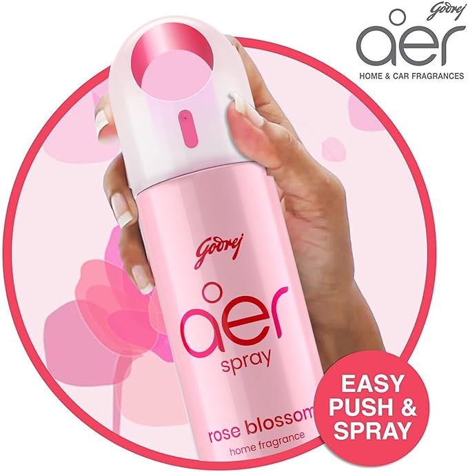 Godrej aer Home Air Freshener Spray - 300 Ml Petal Crush Pink