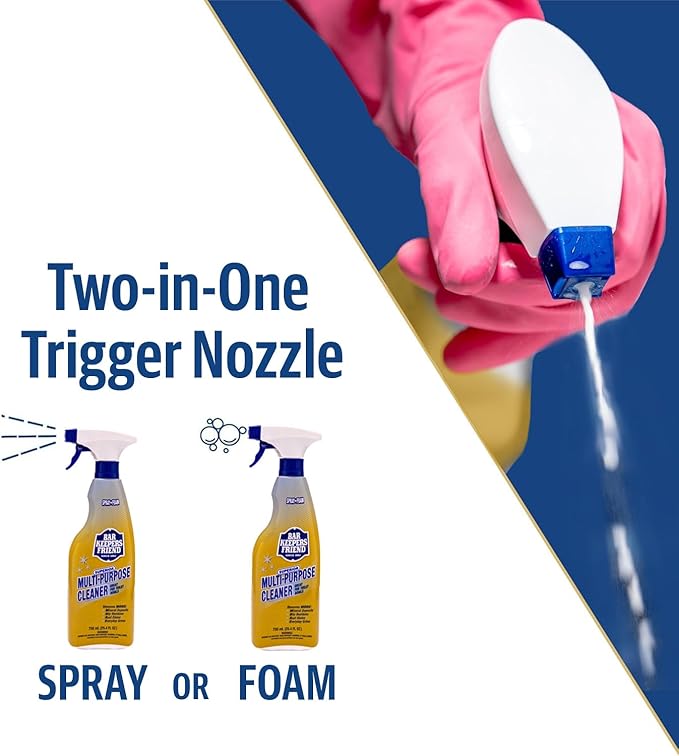 Bar Keepers Friend Soft Cleanser (26 oz) MORE Spray + Foam (25.4 oz) Multipurpose Cleaner Bundle Stain &amp Rust Remover for Multi Surface Bathroom Kitchen &amp Outdoor Cleaning