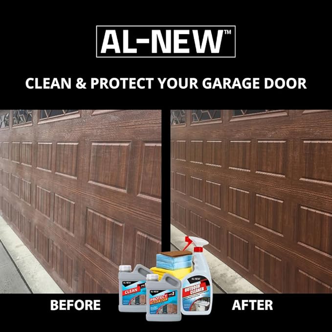AL-NEW Garage Door Restoration System | Easily Clean Restore &amp Protect Your Garage Door