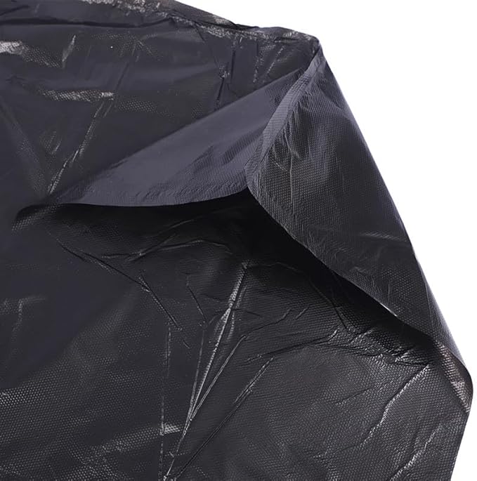 45-50 gallon 39.37 inches wide x 47.24 inches high Large garbage bag thick and oversized hotel oversized plastic bag disposable commercial and household use (80 pieces).
