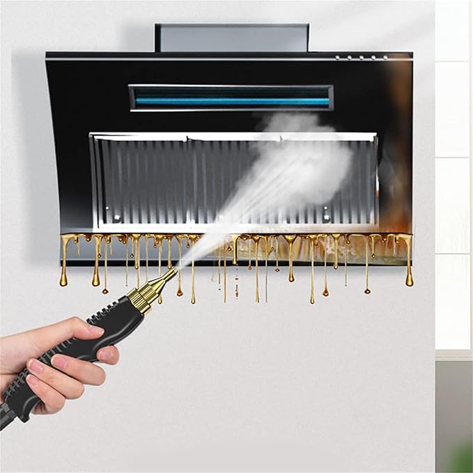 Gdrasuya10 110V Portable High Pressure Steam Cleaner 2500W Handheld 3-5Bar High Temperature Steam Cleaner for Cars Kitchen Restaurants