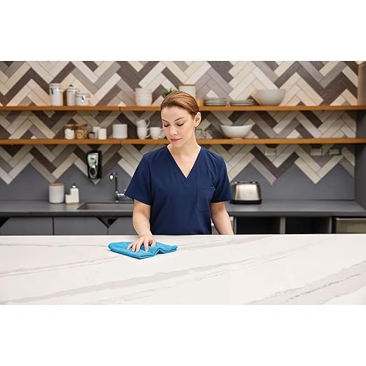 Rubbermaid Commercial Products HYGEN r-40 Recycled Microfiber Cloths 16 X 16 Blue 24-Pack Durable Lint-Free Wet-Dry Cleaning for Home Applianes Cars Custodial Spaces Housekeeping Glass