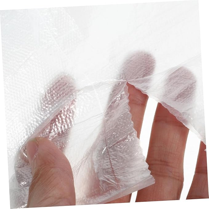 Flat Small Trash Bags 300pcs (45x50cm) Thick White Garbage Bags for Bedroom Office Bathroom Wastebaskets Plastic Heavy-duty Liners for Home Disposal