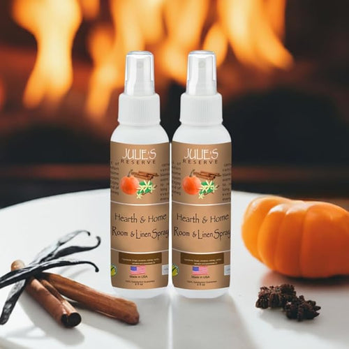 2 Pack Hearth &amp Home Room and Linen Spray Autumn Pumpkin Spice Latte 4 Fl Oz