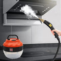 High Pressure Steam Cleaner Handheld Steam Cleaner for Home Kitchen Cleaning Hardwood Floor Furniture Car Bathroom Grout and Tile 1500W 6 Adjustable Steam Setting
