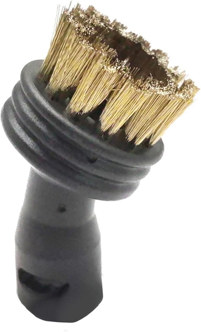 Carpet Cleaning Machine Accessories Cleaning Brush Set Nozzles Crevice Nozzle Nylon Small/Copper Wire/Medium Round Brush Compatible forKitfort for KT-1000-03(Copper Wire Brush)