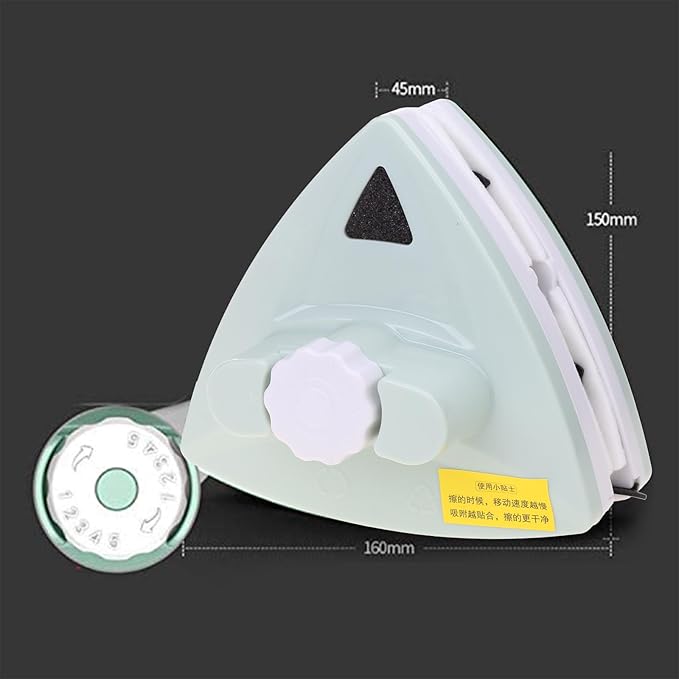 Magnetic Window Cleaner Adjustable Glass Brush for 5-30mm Double Side