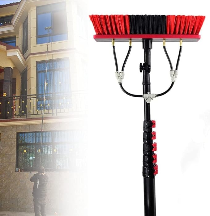 Telescopic Window Cleaner 3.6m-11m Telescopic Rod Water-Bearing Window Cleaning Rod Facade Cleaning Window Cleaning Conservatory Cleaning Glass roof Cleaning