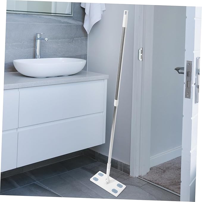 Detachable Dust Mop with Face Towel Refill No Washing Needed Floor Cleaning Mop for Hardwood Laminate Ceramic Tile Cork Surfaces Scratch Cleaning Tool