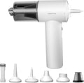 REIKIYA Portable Air Duster 150000RPM Super Power 18000Pa Cordless Vacuum Cleaner Rechargeable Handheld Pump with LED Light Adjustable Dust Blower for Computer Keyboard Car House Outdoor