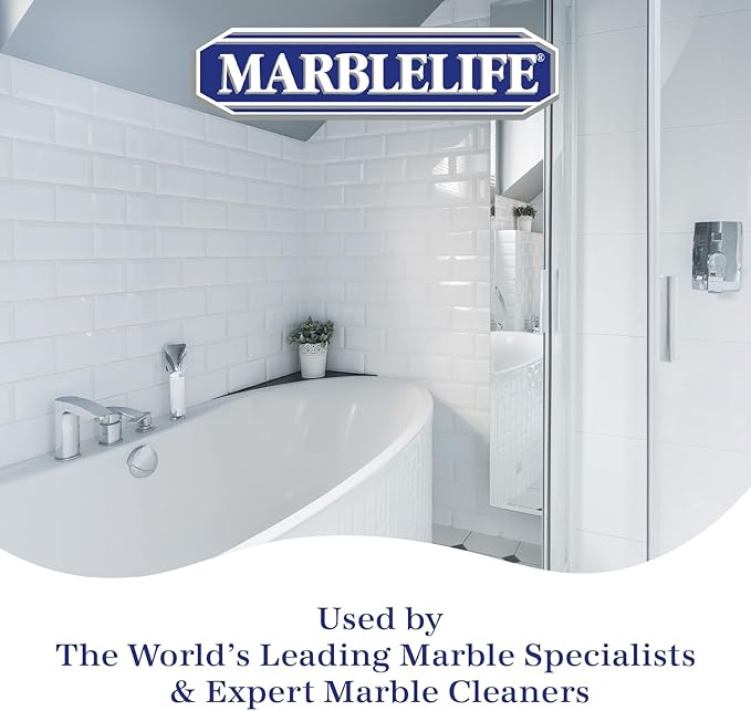 Marblelife Power Shower Cleaner Heavy-Duty Shower &amp Tub Bathroom Cleaner A Must on Basic Bathroom Cleaning Supplies 32 oz