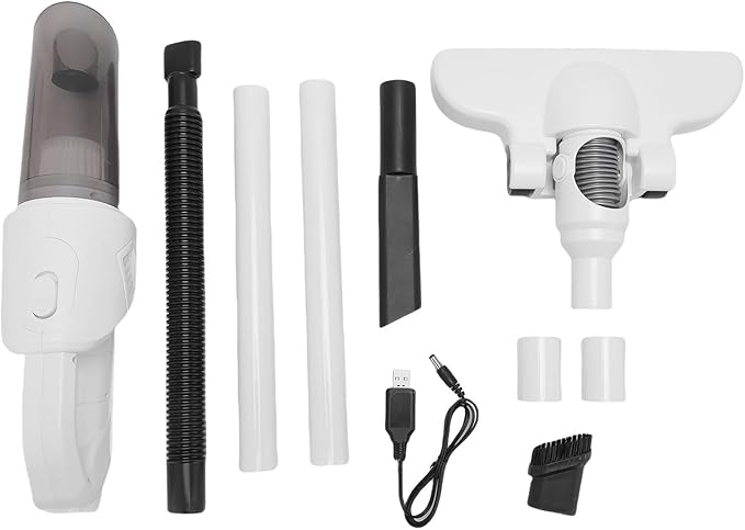 Cordless Stick Vacuum Cleaner 4000Pa Suction Power Multifunctional Handheld Vacuum Cleaner with Accessories 20 Minutes Runtime Wide Inlet for Home Car 5 Tools Included