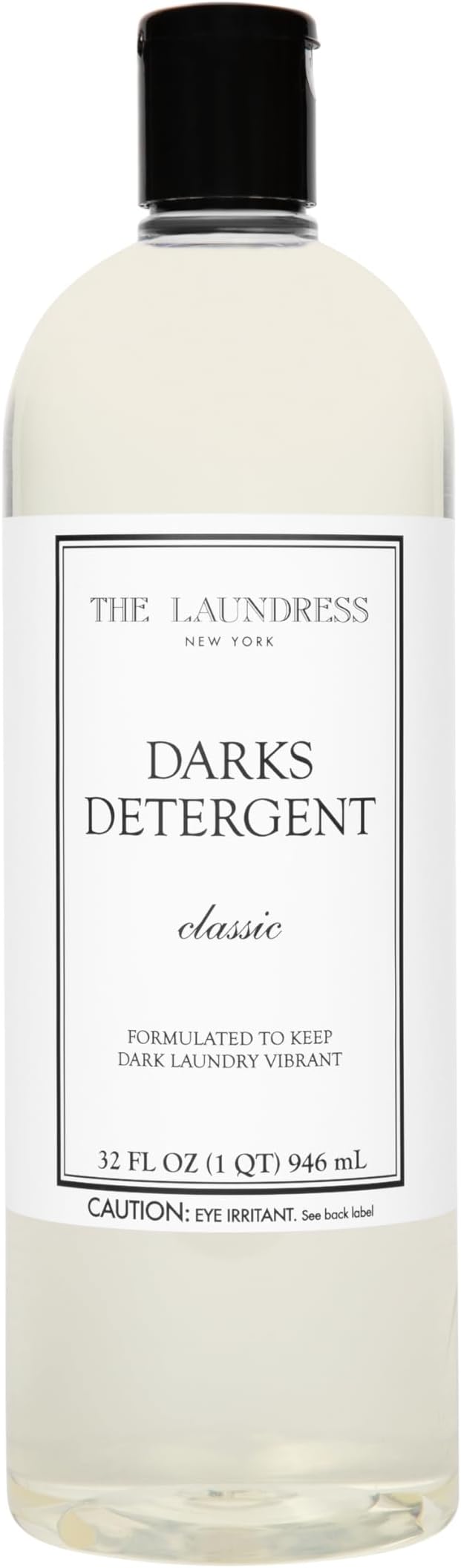The Laundress Darks Detergent Concentrated Laundry Detergent Liquid For Rich Vibrant Colors Tough on Stains Classic Scent 32 oz.