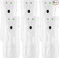 Automatic Air Freshener Spray Dispenser 6-Pack Wall Mounted or FreestandingMultiple Time SettingsCommercial and Home Use in Bathrooms Offices Living Rooms and Commercial Places (White 1121)