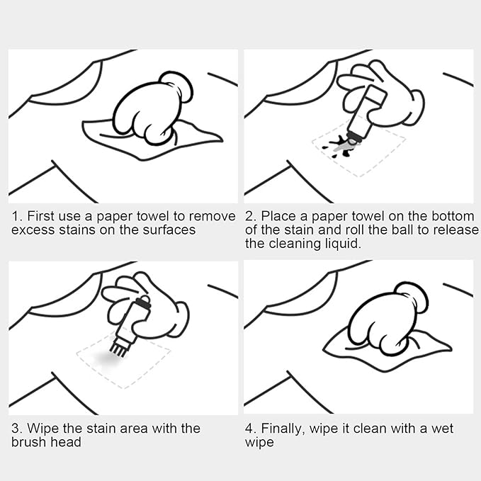 Stain Remover PenPortable Fabric Stain Remover | Double-Ended Portable Laundry Pen for Bathroom Business Dormitory Travel Home Camping Outdoors