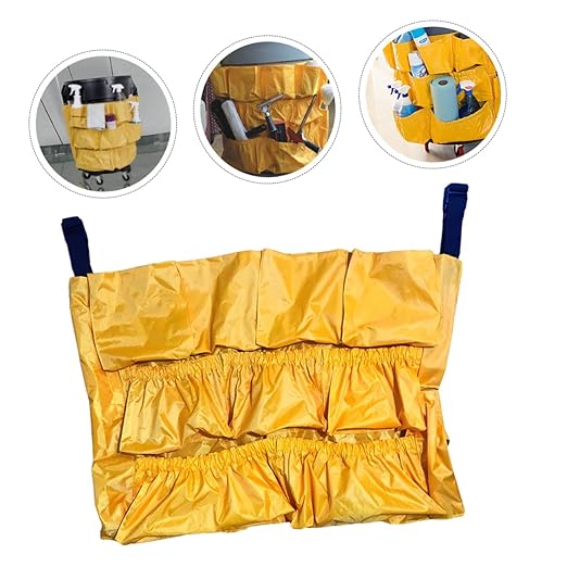 Alipis 120l Round Storage Bucket Bag Straps for Outside Trash Barrels Garbage Bin Organizer