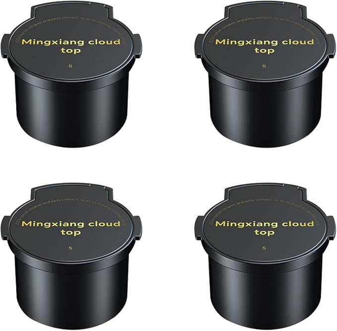 4PCS Car Air Freshener Refill (2000 sprays) Dedicated Perfume Long Lasting Air Fresheners - Smart Car Air Freshener Refill Made of Natural Plant Extracts(Mingxiang cloud top)