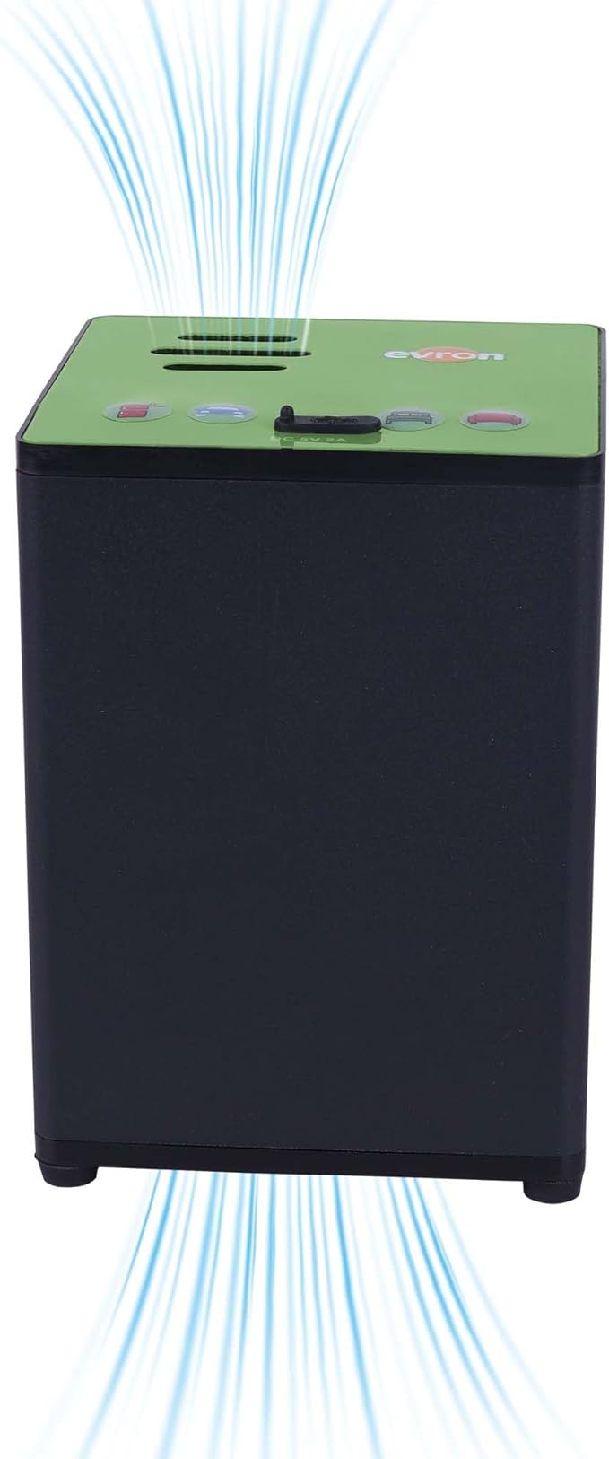 Evron Mini Ozone Deodorizer – Compact Rechargeable Odor Control Device with 6 Modes for Home Car Closets &amp Pet Areas Quiet Operation with Light Sensor Auto Mode