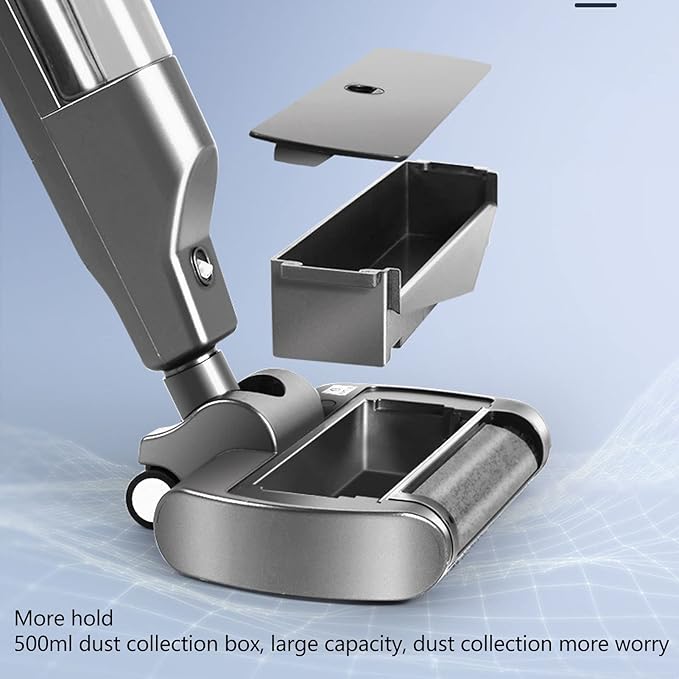 Wet Dry Vacuum Cleaner USB Rechargeable Handheld Wet Dry Mopping Machine Floor Cleaner Mop for Home Use