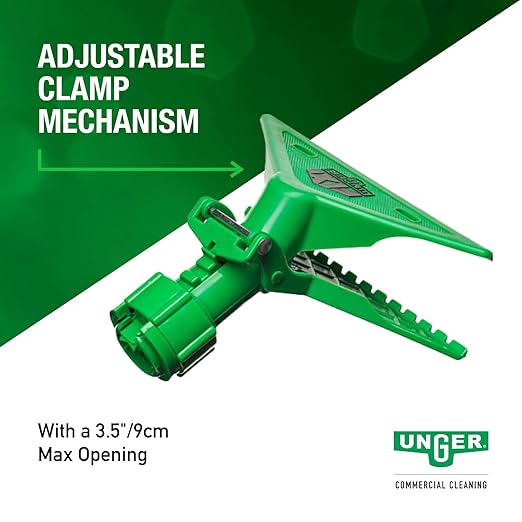 Unger Commercial FIXI-Clamp - Durable Heavy Duty Clamp for Securing Window Cleaning Tools (Case of 5) High Quality Easy to Use Fits All Unger Telescopic Poles - FIXI0