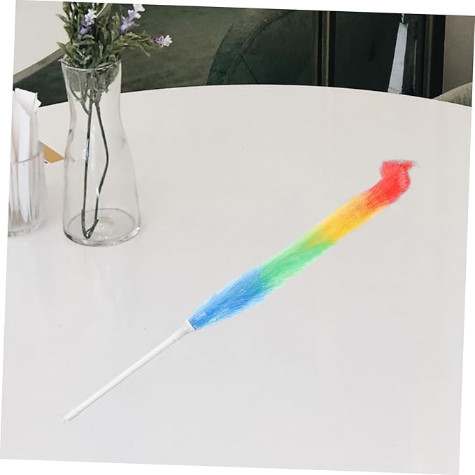 CANIGHT Ergonomic Handle Household Cleaning Duster for Furniture and Appliances Ultra Brush for High and Hard to Reach Areas Hanging for Easy Storage Suitable for Home and Office Use