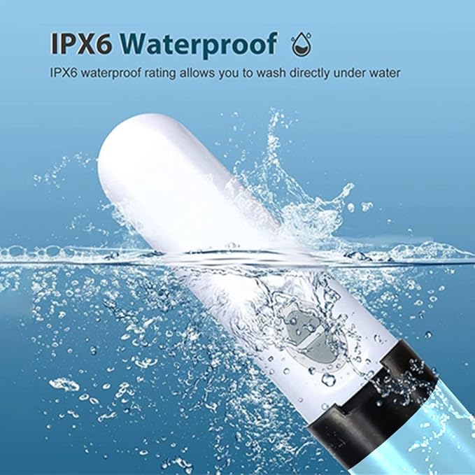 Swissker by Swissklip Portable Bidet Travel Sprayer – Rechargeable Electric Handheld Personal Hygiene Cleaner Compact USB Bidet with Adjustable Pressure for Home &amp Travel