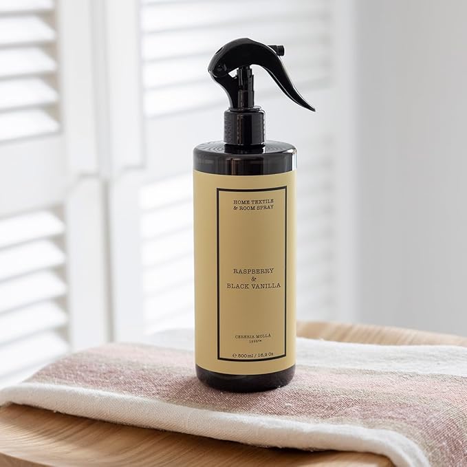 Cereria Mollá | 1899 Raspberry &amp Black Vanilla - Spray Tessuti e Ambienti 500 ml