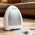 Powerful 1000w Hair Vacuum for Salons Automatic Touchless Vacuum Dustpan 3.6l Electric Broom Vacuum Sweeper for Hard Floors Kitchen &amp Pet Hair White