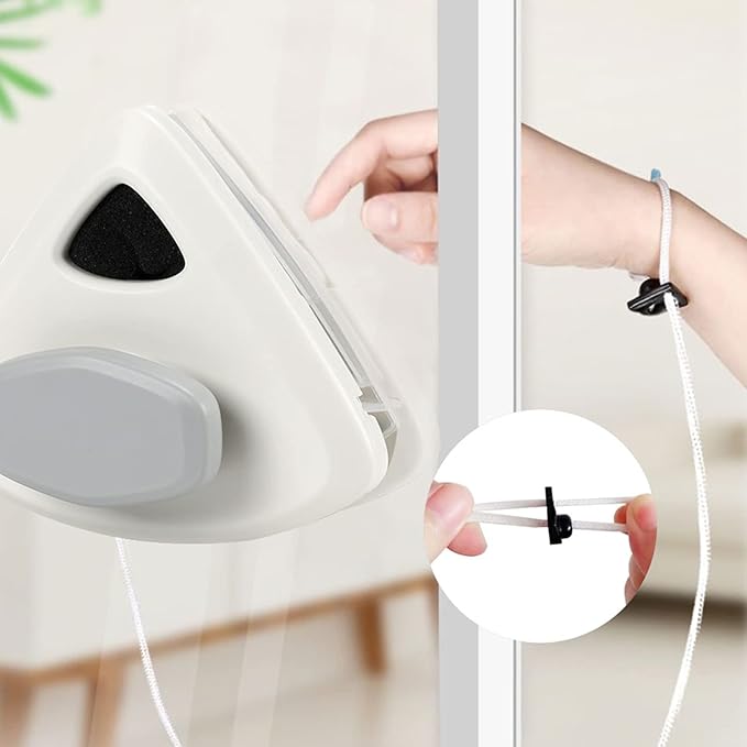 Magnetic Window Cleaner Double Sided Magnetic Window Cleaner Glass Wiper Wash Window Magnets Magnetic Brush for Washing Window Household Cleaning Tools Thickness 3-30Mm
