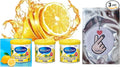 My Shaldan Lemon Scent 3-cans V8 Original Classic Formula Car Cup-holder Natural air freshener Real Fruit Aroma