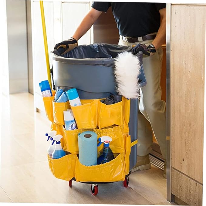 Heavy Duty Garbage Bags Round Storage for Trash Can Trash Bin Bag Large Trash Bags Trash Brute Storage Bag Cleaning Supplies for Housekeeping Outdoor