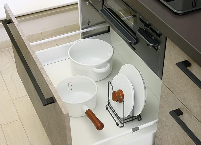Richell Totono Pot Lid Stand N White Regular