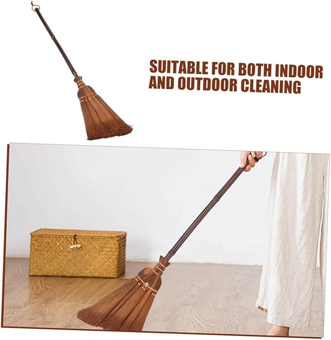 2pcs Mini Hand Broom Set Boys and Girls Cleaning Broom Natural Bristles for Boys and Girls Cleaning Tool Indoor Outdoor Use