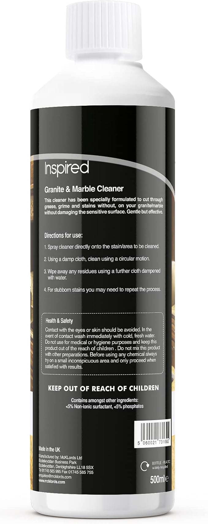 Mcklords Inspired Granite and Marble Cleaner 500 Ml