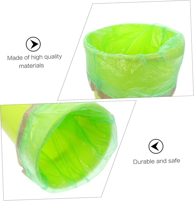 10packs Eco-friendly Disposable Trash Containers Sturdy Drawstring Plastic Bags for Home Bathroom and Office Use Leak Durable Waste Bags