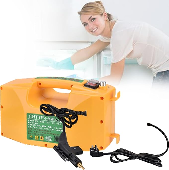 2600w High Temperature Steam CleanerHandheld Pressurized Steam Cleanerfor Stain RemovalCurtainsCar SeatsFloorWindowHandle DesignEasy to Use110v-3000w