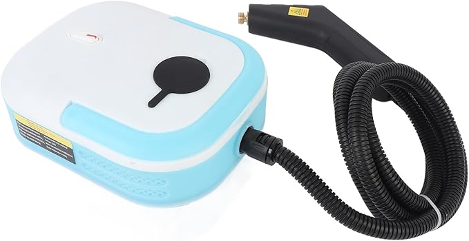 1200W Portable Handheld Steam Cleaner Fast Heating 10s Multi Functional Car Steamer Easily Tackle Grease Dirt Stains for Walls Microwaves Washing Machines Refrigerators