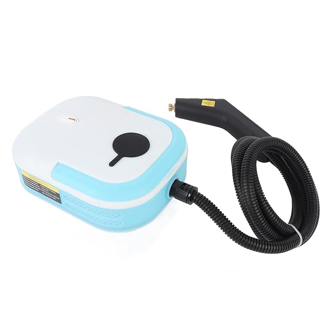 Yinhing Handheld Steam Cleaner Powerful 1200W Multi Functional Portable Steamer Fast Heating 10s for Kitchen Bathroom Tile Car Detailing ABS Material 1200ml Tank (US Plug 110V)