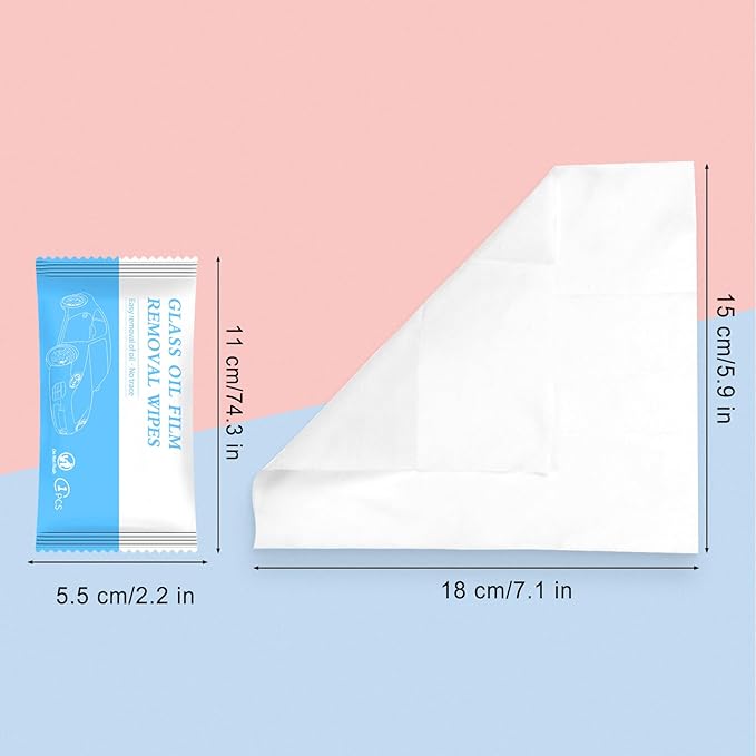 Car Cleaning Wipes 200 PCS Individually Car Wipes Fast Cleaning Car Leather Cleaner Wipes Suitable for Car Window Glass Floor Windows Mirrors