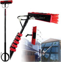 Water Fed Pole Kit Water Fed Brush Length Water Fed Brush 20M Water Pipe Cleaning System Outdoor Window Cleaner Window Cleaning Tool(9m)