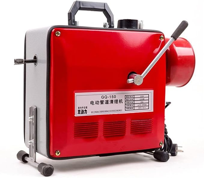 GQ-150 Household Pipe Dredge Machine 2200W High-Energy Low-Noise Electric Sewer Toilet Blockage Dredging