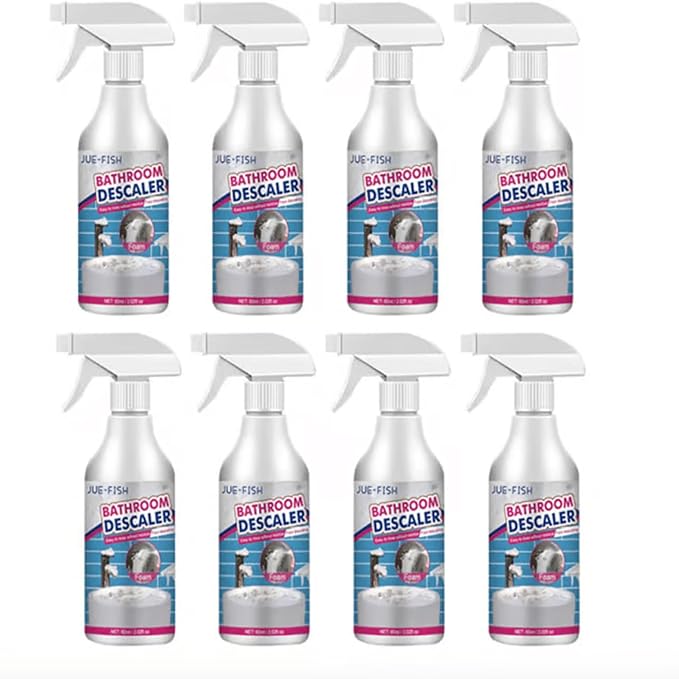 Stubborn Stains Cleaner - Advanced Foam Cleaner for Bathroom and Kitchen Surfaces Removes Tough Stains Without Scrubbing Safe for Tiles Toilets and Glass (8)